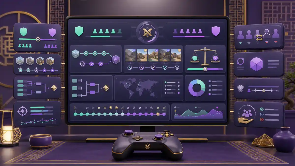 Cá cược Esports với Match Winner, Map Handicap và Total Maps