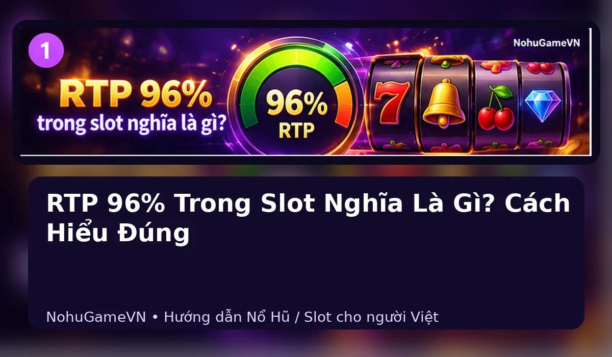 RTP 96% trong slot với đồng hồ tỷ lệ hoàn trả và máy slot minh họa